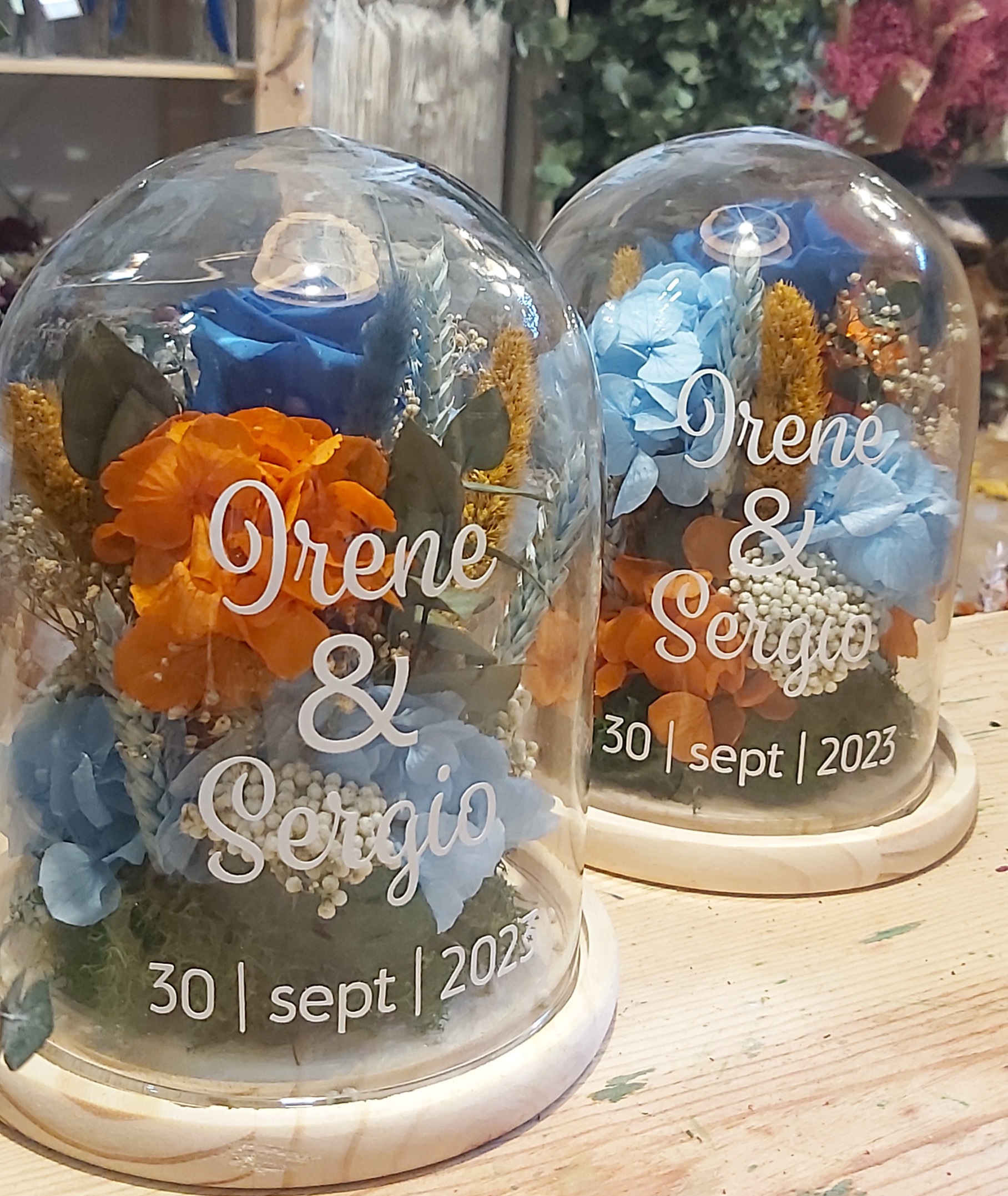 Cúpula personalizada con vinilo